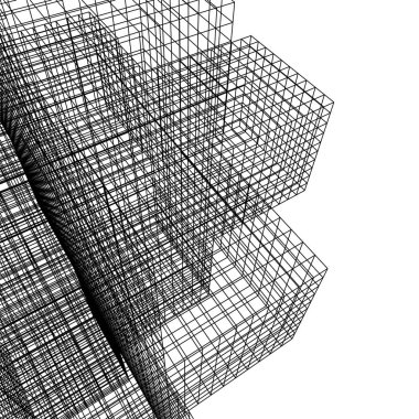 mimari yapı 3d çizim 