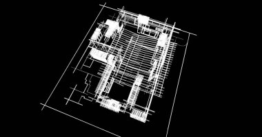 Ev kavramı kroki 3d çizim