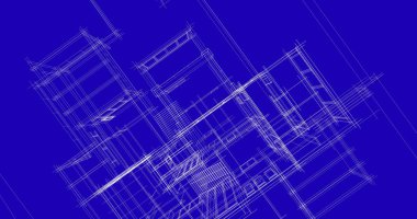 Ev kavramı kroki 3d çizim