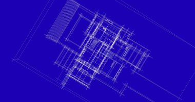 Ev kavramı kroki 3d çizim