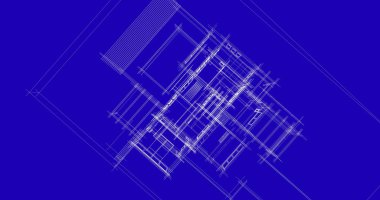 Ev kavramı kroki 3d çizim