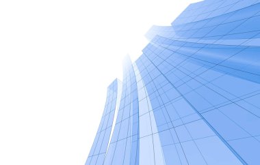 mimari çizimleri 3B illüstrasyon - illüstrasyon