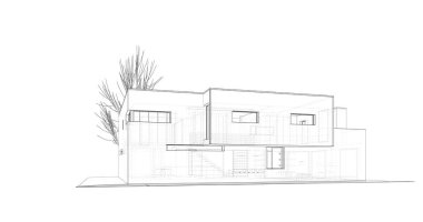 İnşaat 3d çizim Bina mimari