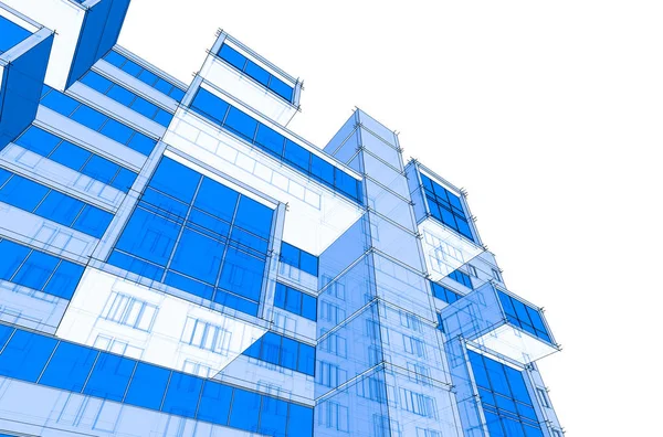 İnşaat 3d çizim Bina mimari