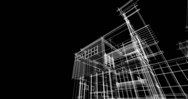 Ev kavramı kroki 3d çizim