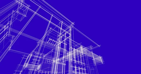 Ev kavramı kroki 3d çizim