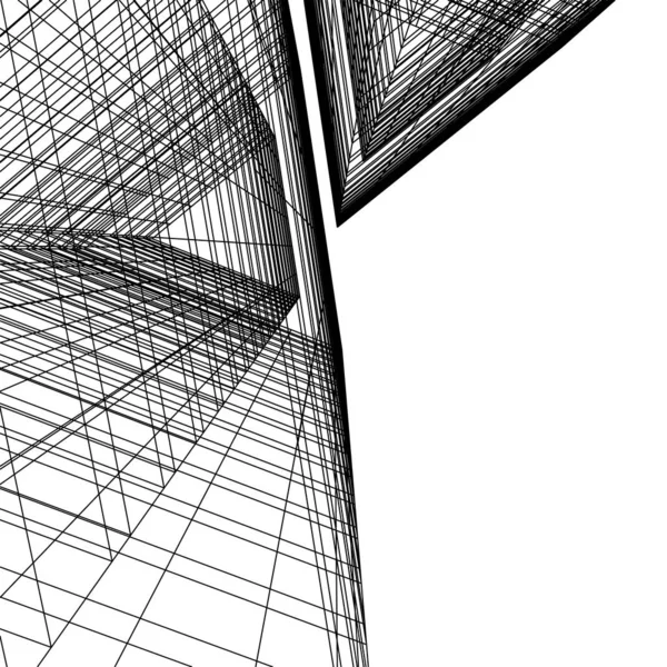 Architecture Building Illustration — Stock Photo, Image