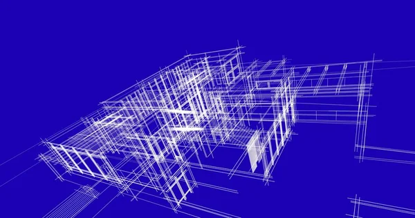 Ev kavramı kroki 3d çizim