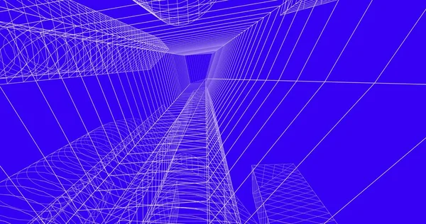 şehir mimarisi ve binalar 3D çizimi 