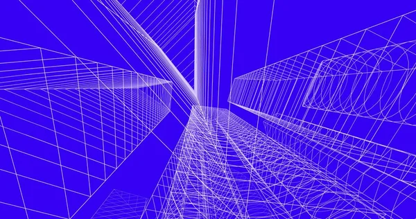 şehir mimarisi ve binalar 3D çizimi 