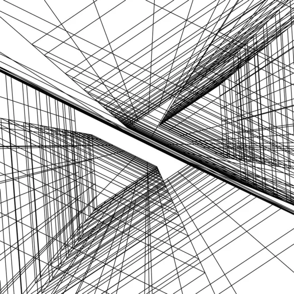 建筑建筑3D — 图库照片