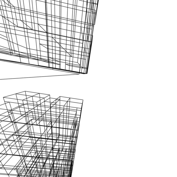 Architektur Gebäude Illustration — Stockfoto