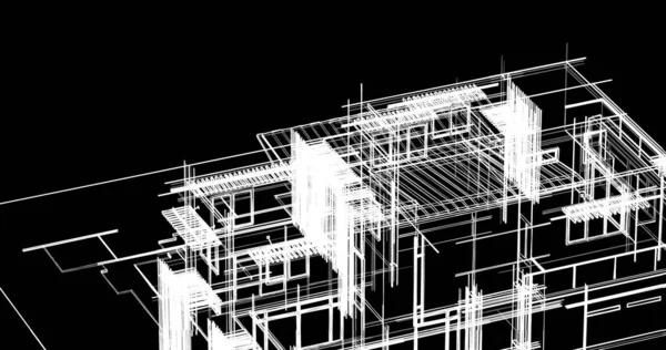 Ev kavramı kroki 3d çizim