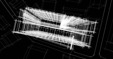 Şehir Mimarlık ve yapı 3D çizimi