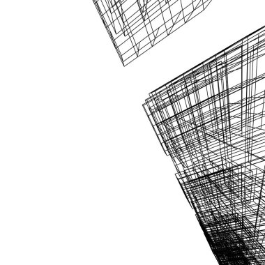 mimari yapı 3d çizim 