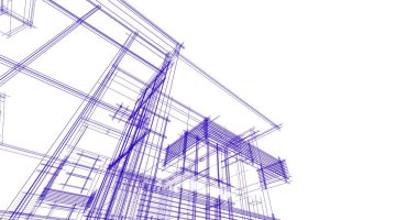 Ev kavramı kroki 3d çizim