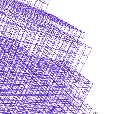 mimari yapı 3d çizim 