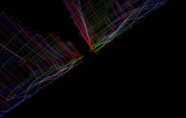 mimari çizimleri 3B illüstrasyon - illüstrasyon