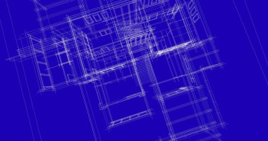 Ev kavramı kroki 3d çizim