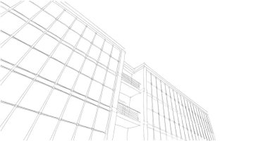 Binanın mimari 3d çizim çizim ev