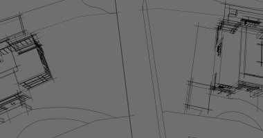 İnşaat 3d çizim Bina mimari