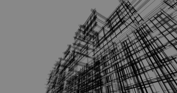 Arquitectura Edificio Construcción Ilustración — Foto de Stock