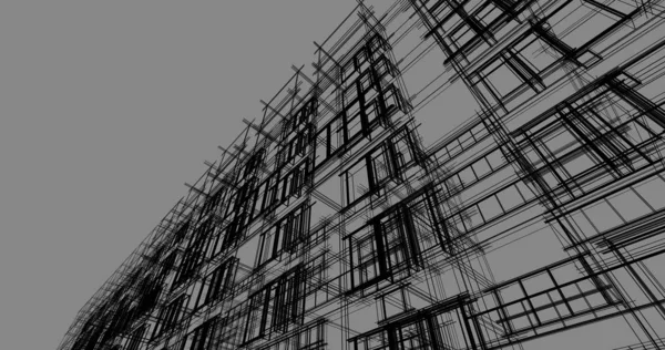 建筑建筑建筑3D — 图库照片