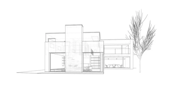 建筑建筑建筑3D — 图库照片