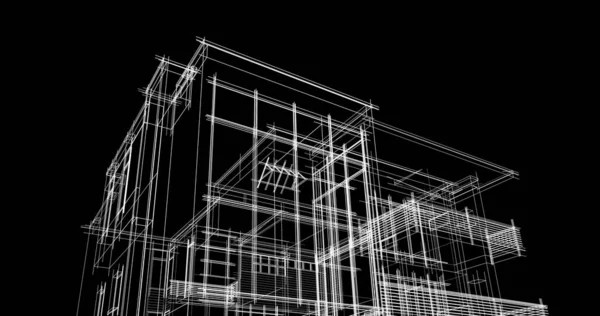 Ev kavramı kroki 3d çizim