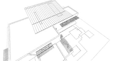 Ev kavramı kroki 3d çizim