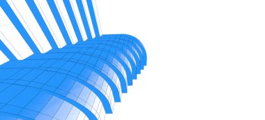 mimari çizimleri 3B illüstrasyon - illüstrasyon