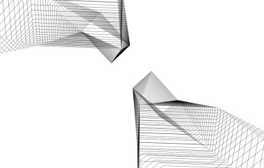 mimari çizimleri 3B illüstrasyon - illüstrasyon