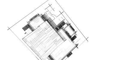 Ev kavramı kroki 3d çizim