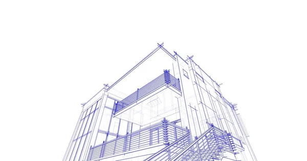 House Concept Sketch Illustration — Stock Photo, Image