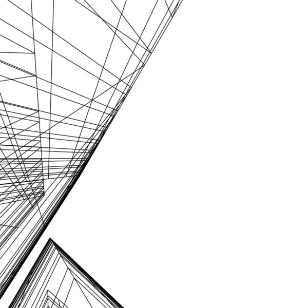 建筑建筑3D — 图库照片