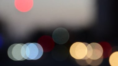 odak şehir ışıkları arka plan dışında 