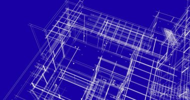 Ev kavramı kroki 3d çizim