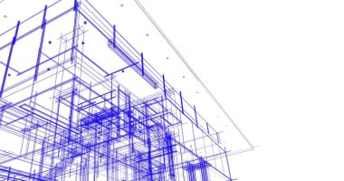 Ev kavramı kroki 3d çizim