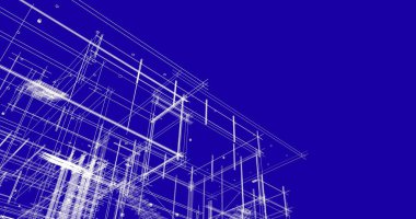 Ev kavramı kroki 3d çizim