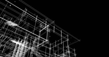 Ev kavramı kroki 3d çizim