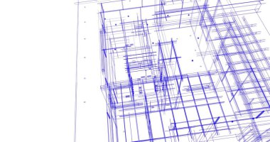 Ev kavramı kroki 3d çizim
