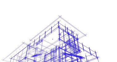 Ev kavramı kroki 3d çizim