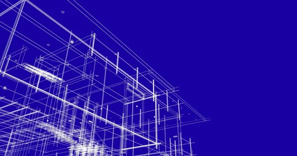 Ev kavramı kroki 3d çizim