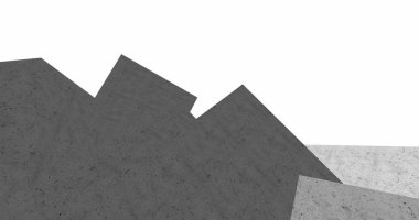 3D soyut beton küp arka plan 