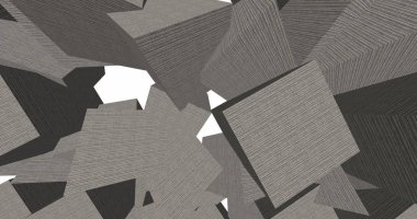 3D soyut beton küp arka plan 