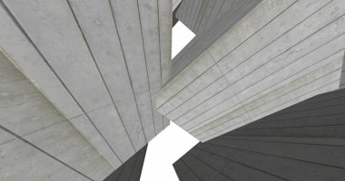 3D soyut beton küp arka plan 