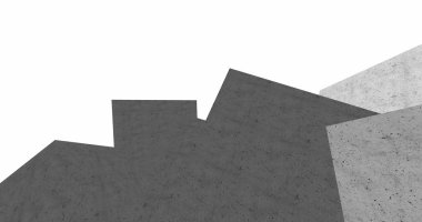 3D soyut beton küp arka plan 