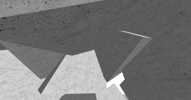 3D soyut beton küp arka plan 