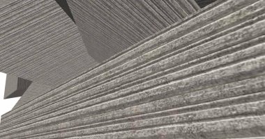 3D soyut beton küp arka plan 