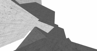 3D soyut beton küp arka plan 